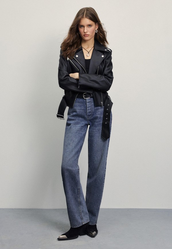 фото Куртка кожаная zarina