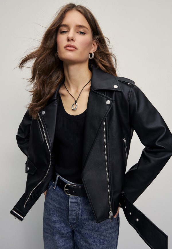 фото Куртка кожаная zarina