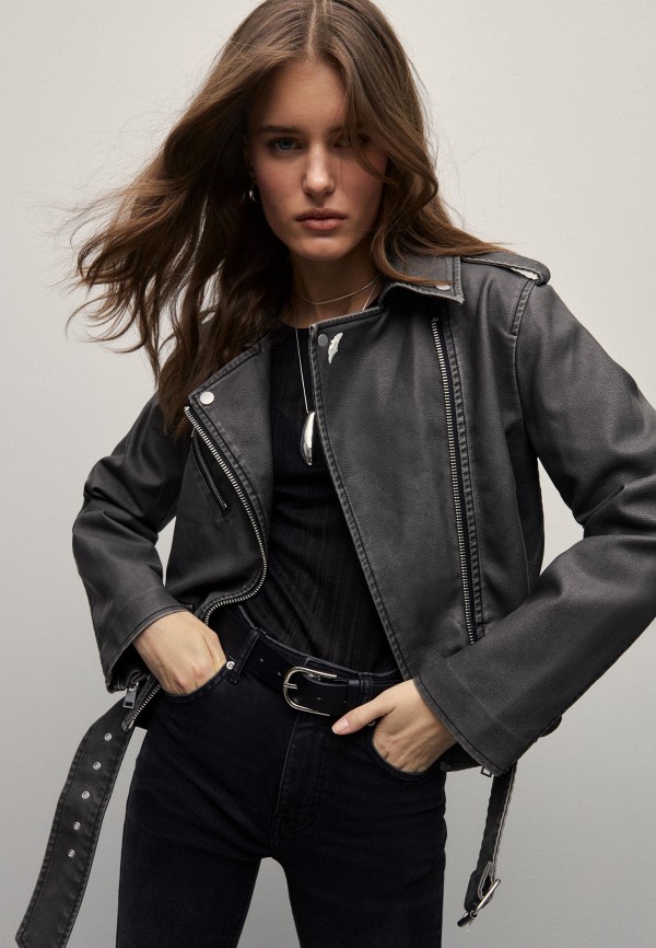 фото Куртка кожаная zarina