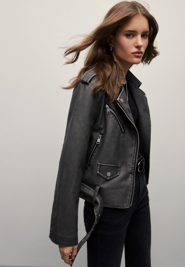 фото Куртка кожаная zarina