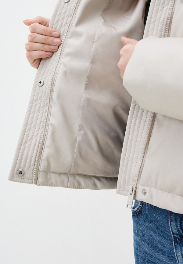 фото Куртка кожаная утепленная o'stin