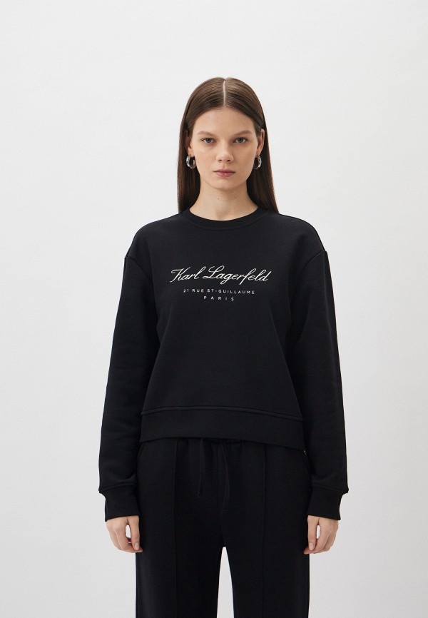 

Свитшот Karl Lagerfeld, Черный