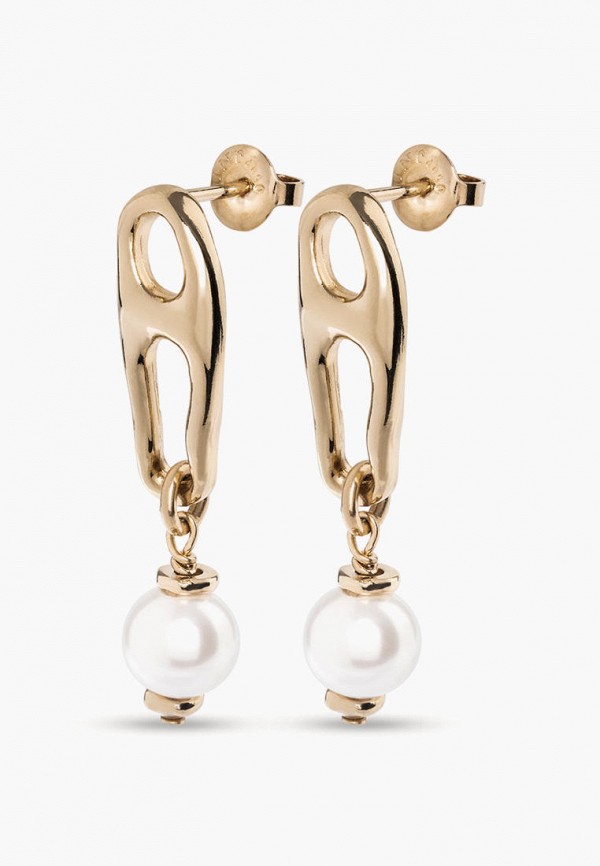 Серьги Unode50 Pearl & Match с золотом