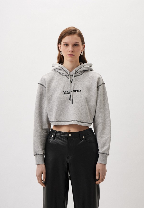 

Худи Karl Lagerfeld Jeans, Серый