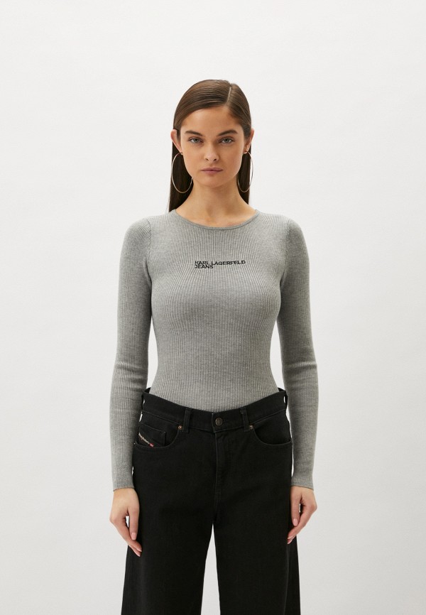 

Боди Karl Lagerfeld Jeans, Серый