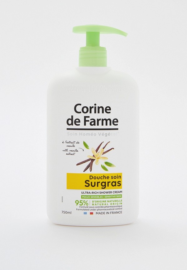 Крем для душа Corine de Farme увлажняющий и смягчающий гель для душа corine de farme coconut water 750 мл