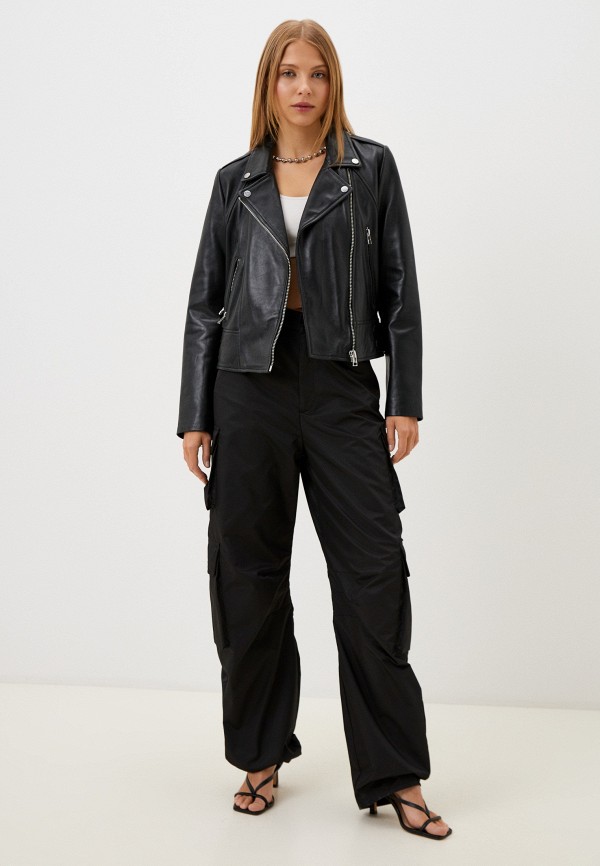 фото Куртка кожаная снежная королева