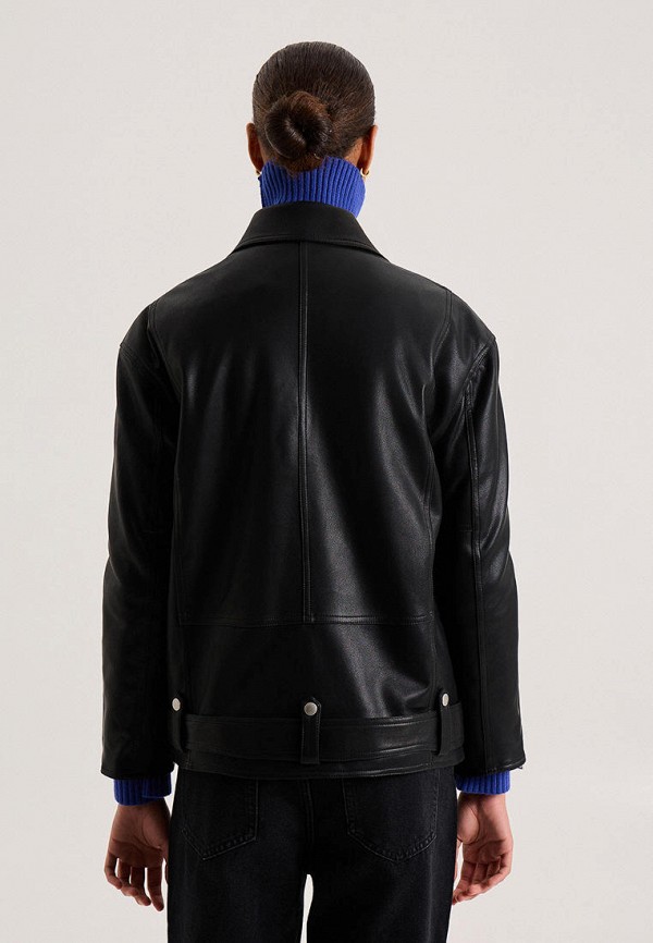 фото Куртка кожаная утепленная to be blossom