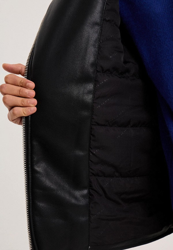 фото Куртка кожаная утепленная to be blossom