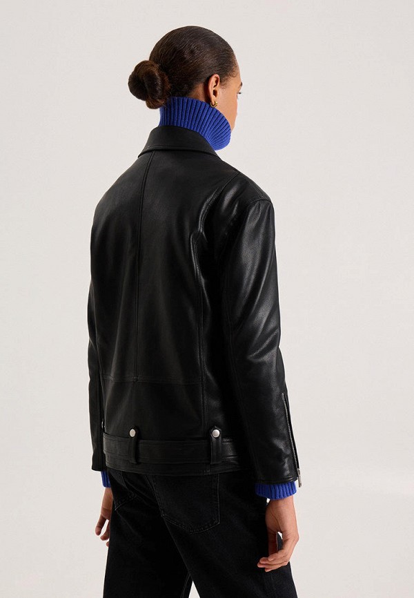 фото Куртка кожаная утепленная to be blossom