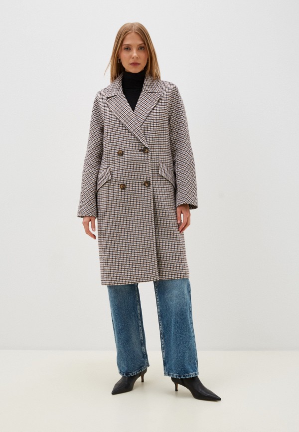 Пальто двубортное Снежная Королева 9390₽