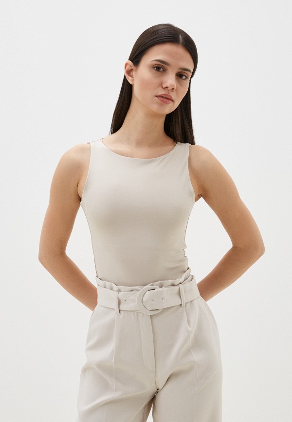 

Боди Zarina, Бежевый, Exclusive online