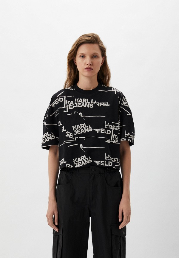 

Футболка Karl Lagerfeld Jeans, Черный