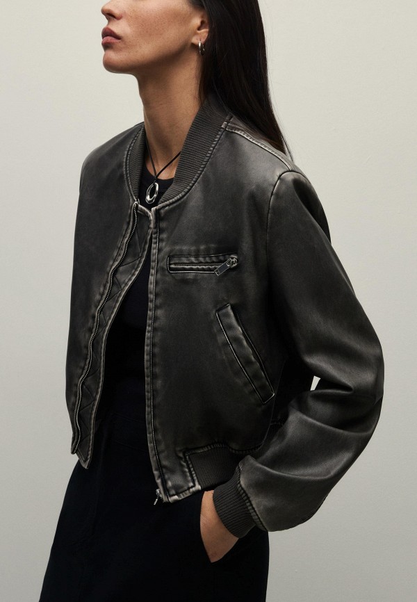 фото Куртка кожаная zarina