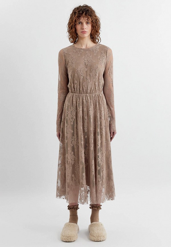 

Платье Unique Fabric, Бежевый, Vintage Lace