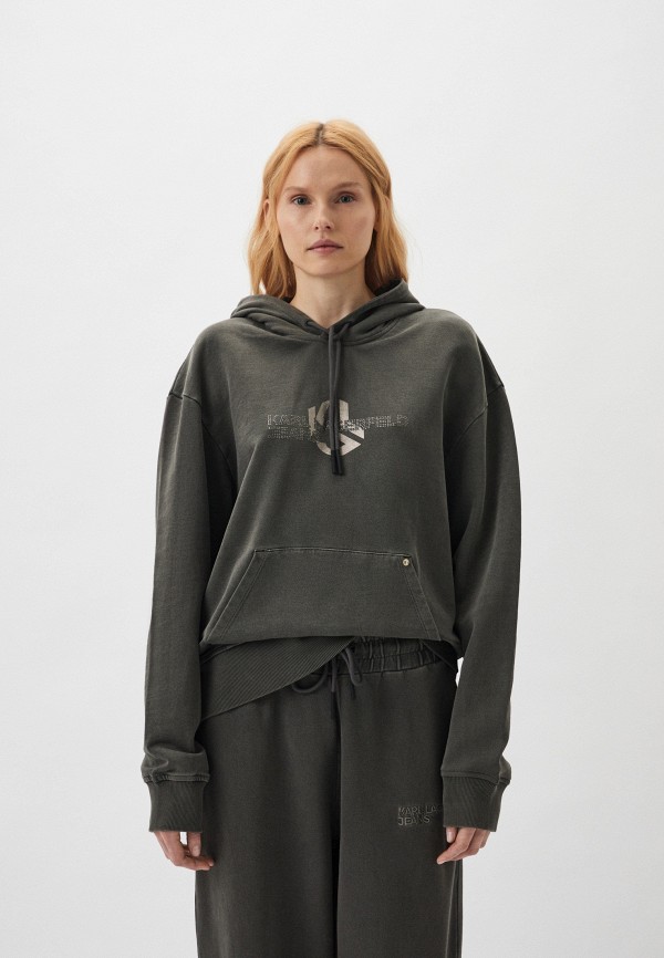 

Худи Karl Lagerfeld Jeans, Серый