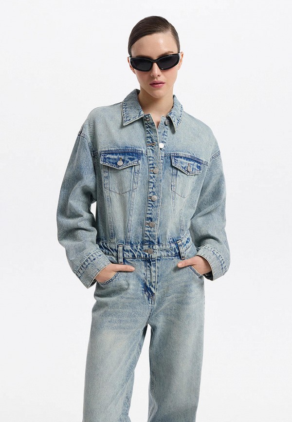 фото Комбинезон джинсовый love republic