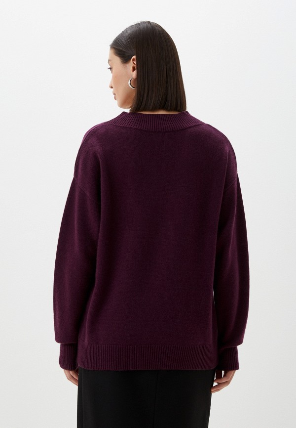 Пуловер Vasilisav Cashmere цвет Бордовый  Фото 3