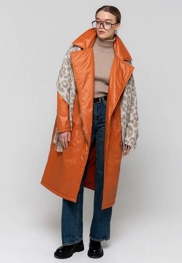 Куртка утепленная Yanvar' цвет Оранжевый  Фото 5