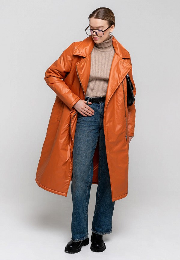 Куртка утепленная Yanvar' цвет Оранжевый  Фото 6