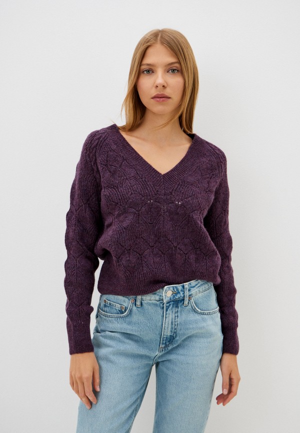 Пуловер Mavi фиолетового цвета