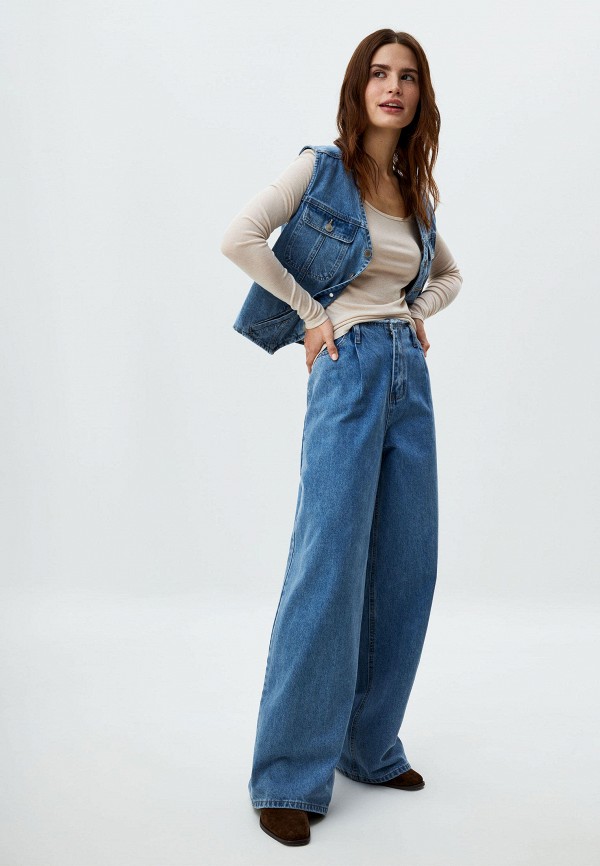 фото Жилет джинсовый sela