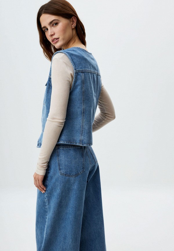 фото Жилет джинсовый sela