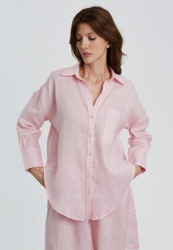 Рубашка Ennstore цвет Розовый 