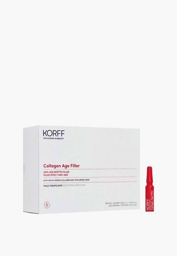 Ампулы Korff для лица омолаживающие Collagen Age Filler EFFECT ANTI-AGE BOOSTING AMPOULES, 28*1 мл