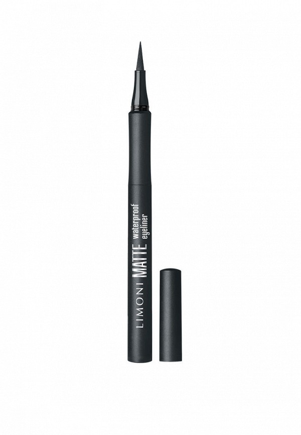 Подводка для глаз Limoni Водостойкая матовая подводка-маркер Matte Waterproof Eyeliner, тон 01