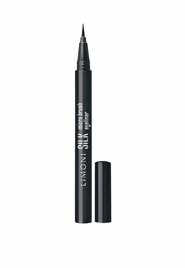 Подводка для глаз Limoni Тонкая подводка-маркер Silk Micro Brush Eyeliner, тон 01