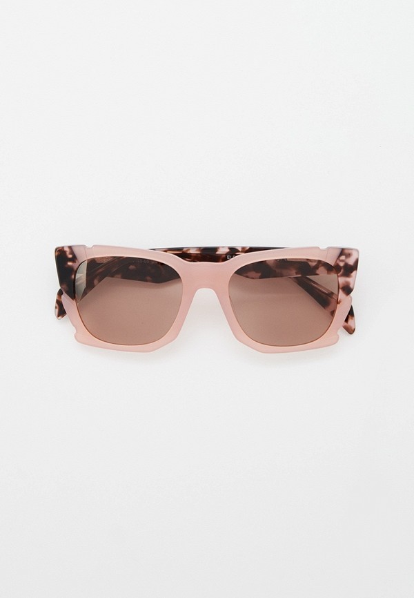 Очки солнцезащитные и цепочка Eleganzza цвет Розовый 