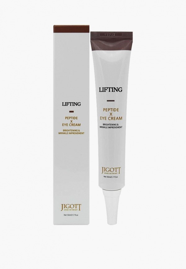 Крем для контура глаз и губ Jigott с пептидами Lifting Peptide Eye Cream, 50 мл