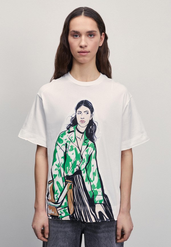 

Футболка Zarina, Белый, LIMITED COLLECTION