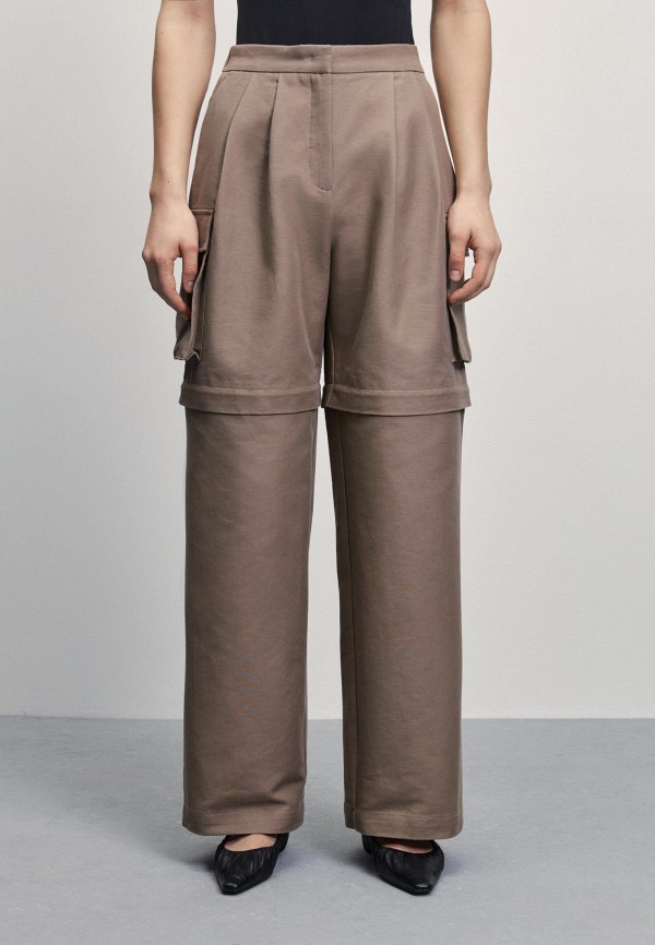 

Брюки Zarina, Коричневый, LIMITED COLLECTION