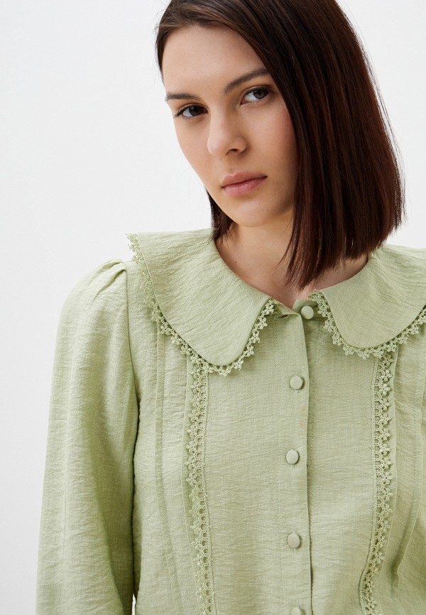 Блуза Trendyol цвет Зеленый  Фото 4