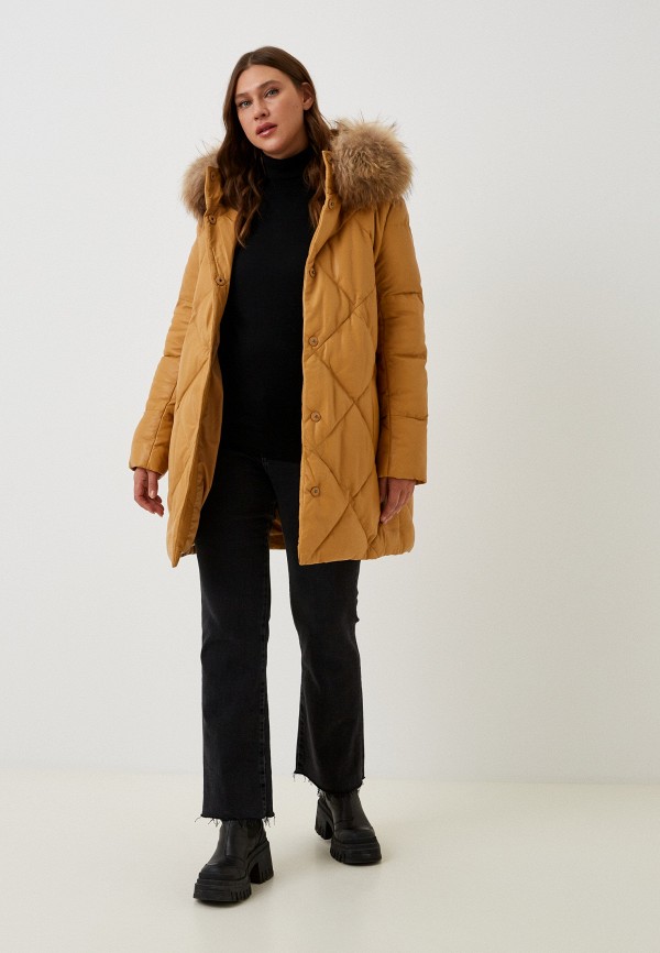 фото Куртка кожаная утепленная снежная королева