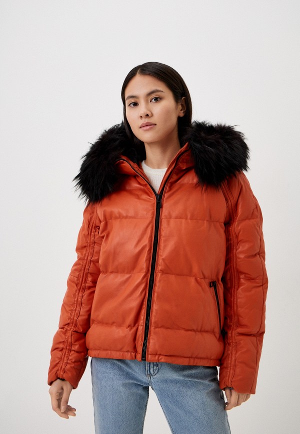 Куртка кожаная утепленная Снежная Королева 17490₽