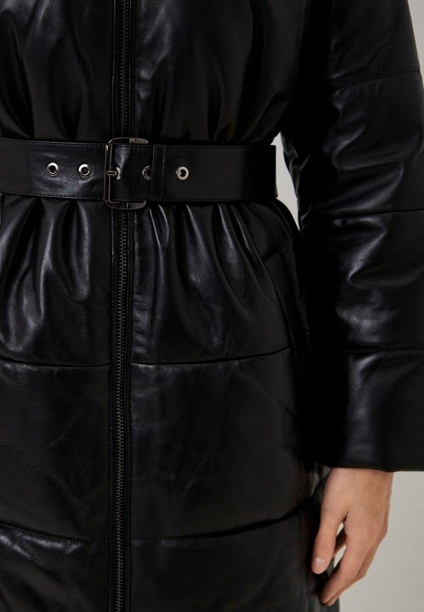 фото Куртка кожаная утепленная снежная королева