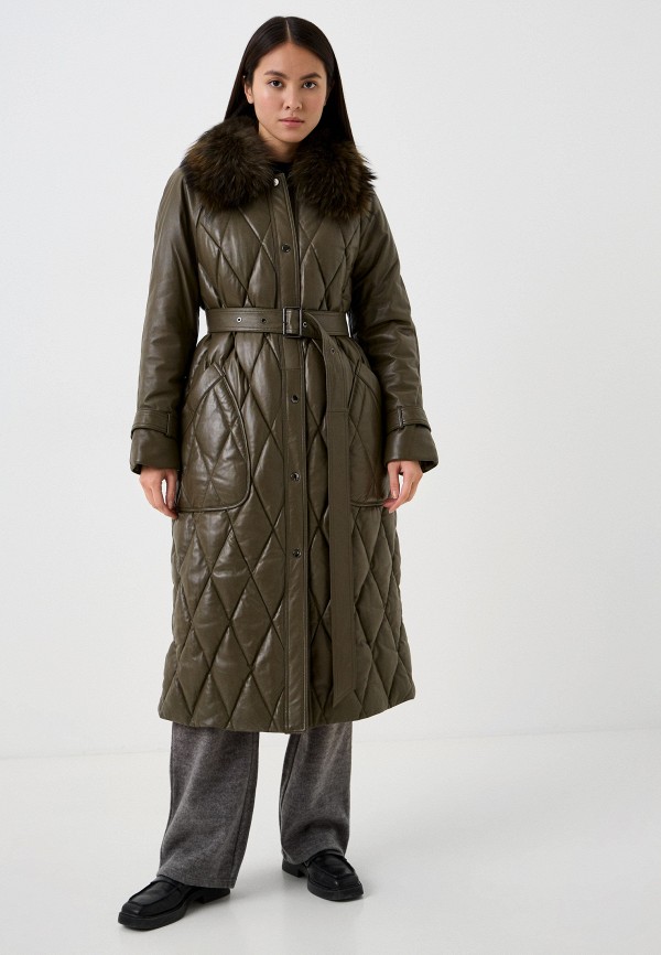 Куртка кожаная утепленная Снежная Королева 29990₽