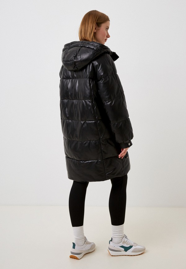 фото Куртка кожаная утепленная снежная королева