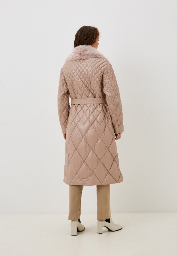 фото Куртка кожаная утепленная снежная королева