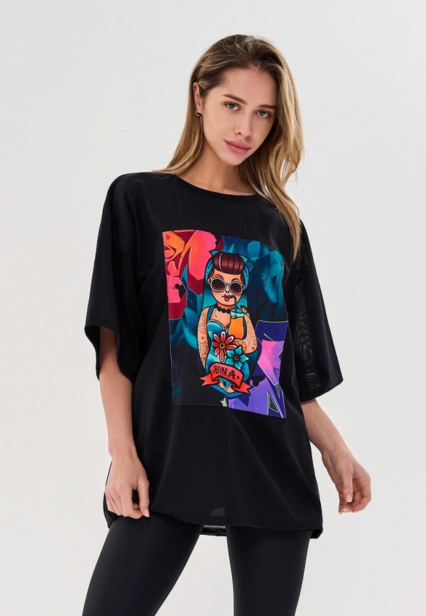 

Футболка Bona Fide, Черный, OVERSIZE T-shirt