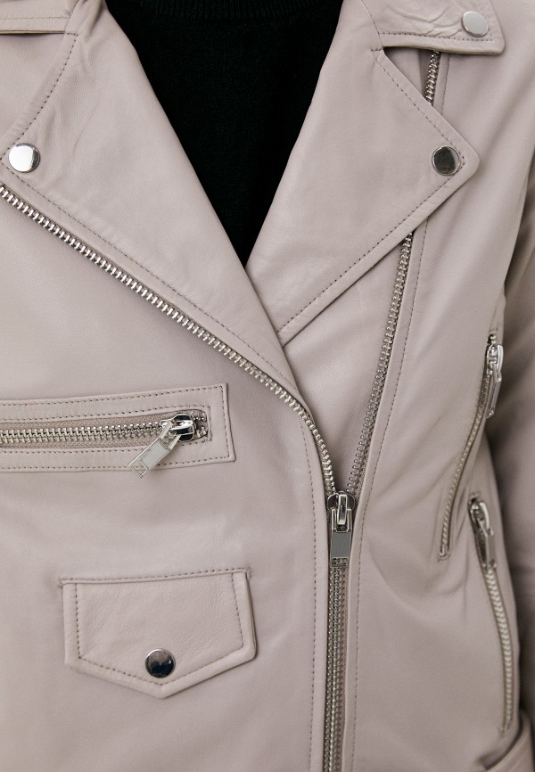 фото Куртка кожаная снежная королева