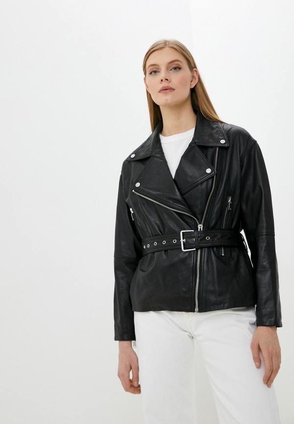 фото Куртка кожаная снежная королева