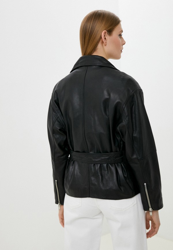 фото Куртка кожаная снежная королева