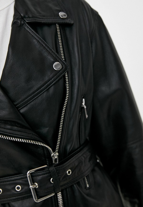 фото Куртка кожаная снежная королева