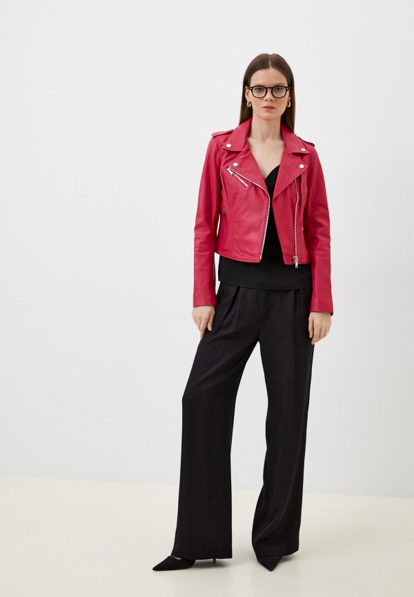 фото Куртка кожаная снежная королева