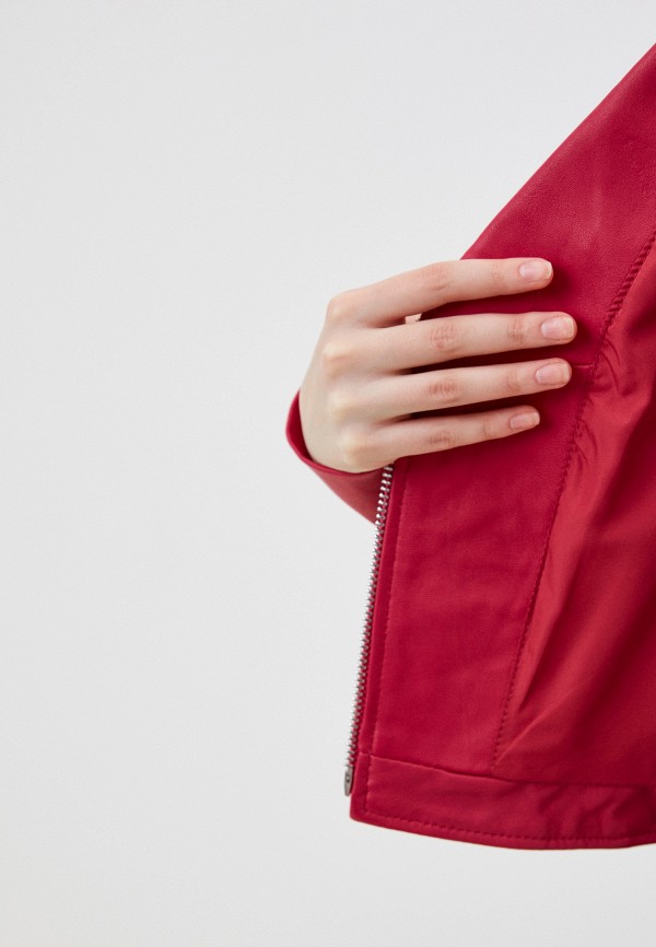 фото Куртка кожаная снежная королева