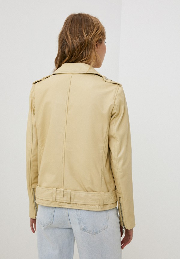 фото Куртка кожаная снежная королева